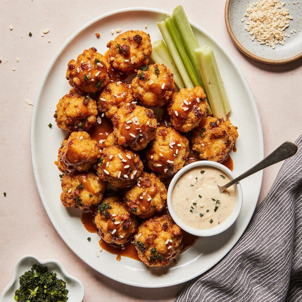 Crispy Buffalo Blumenkohl Flügel (Vegan) in nur 25 Minuten 3 Crispy Buffalo Blumenkohl Flügel (Vegan) in nur 25 Minuten