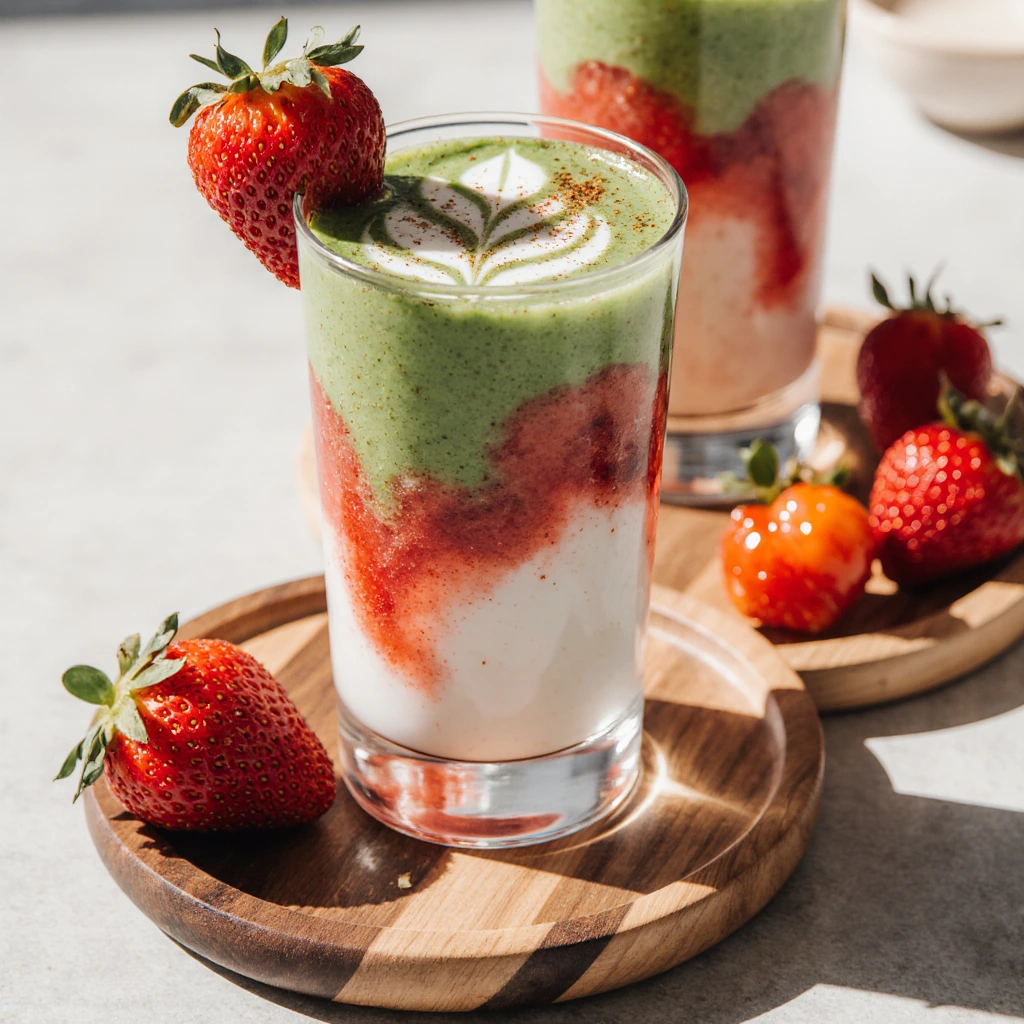 Erdbeer-Matcha-Latte: Der cremige Genuss für jeden Tag 4 Erdbeer-Matcha-Latte: Der cremige Genuss für jeden Tag