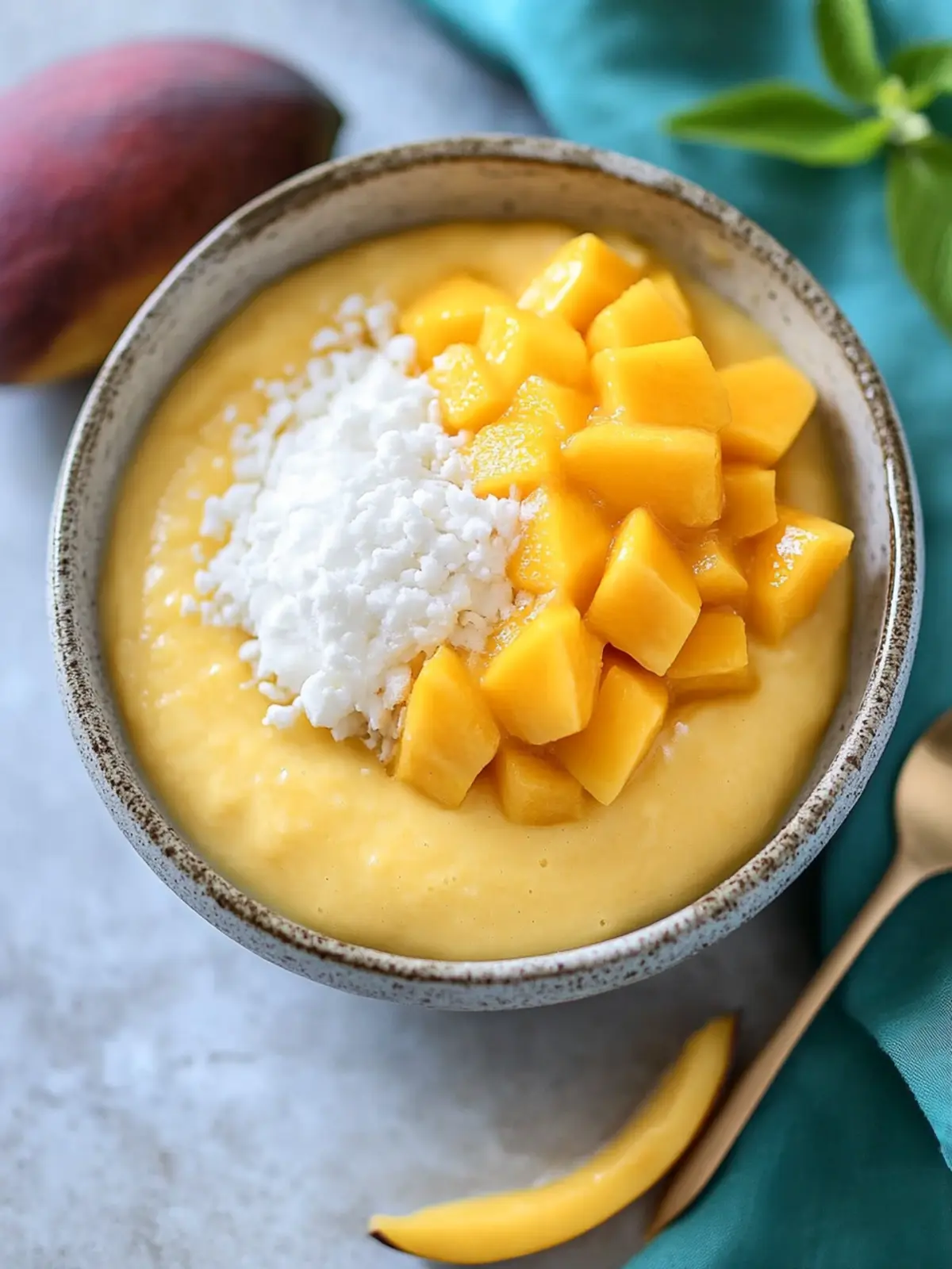 Mango Klebereis – Der perfekte vegane Nachtisch schnell zubereitet 4 Mango Klebereis