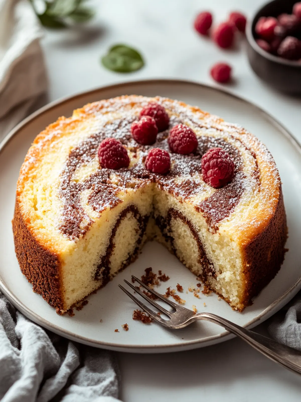Marmorkuchen aus der Heißluftfritteuse – Saftig & Schnell Genießen 4 Marmorkuchen aus der Heißluftfritteuse