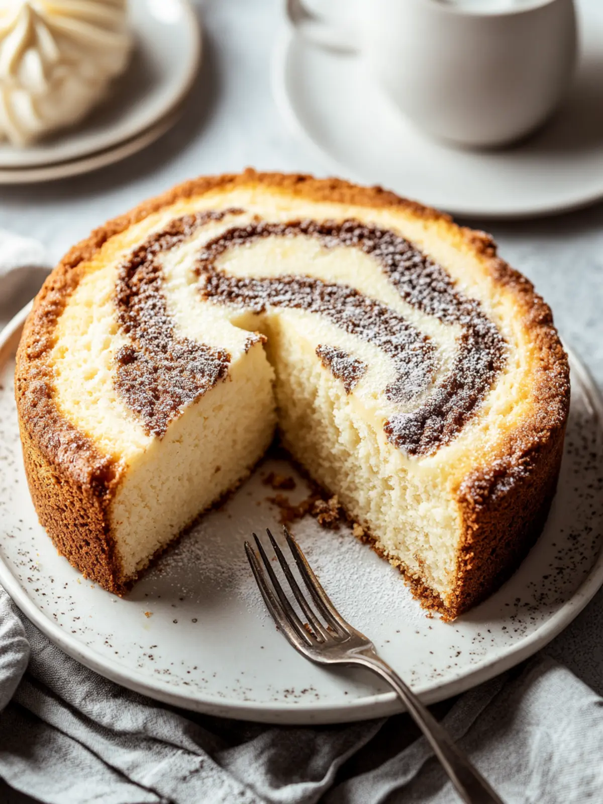 Marmorkuchen aus der Heißluftfritteuse – Saftig & Schnell Genießen 3 Marmorkuchen aus der Heißluftfritteuse