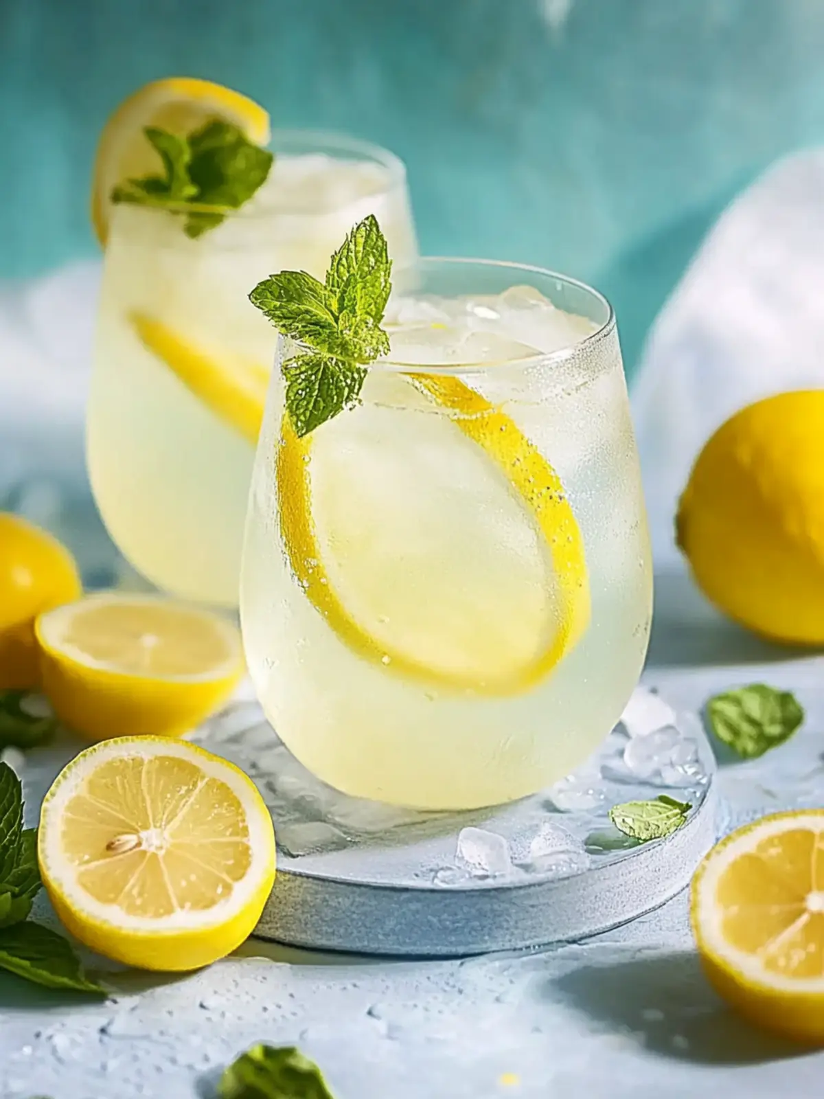 Erfrischende Zitronenlimonade mit Kräuter-Power genießen 3 Zitronenlimonade