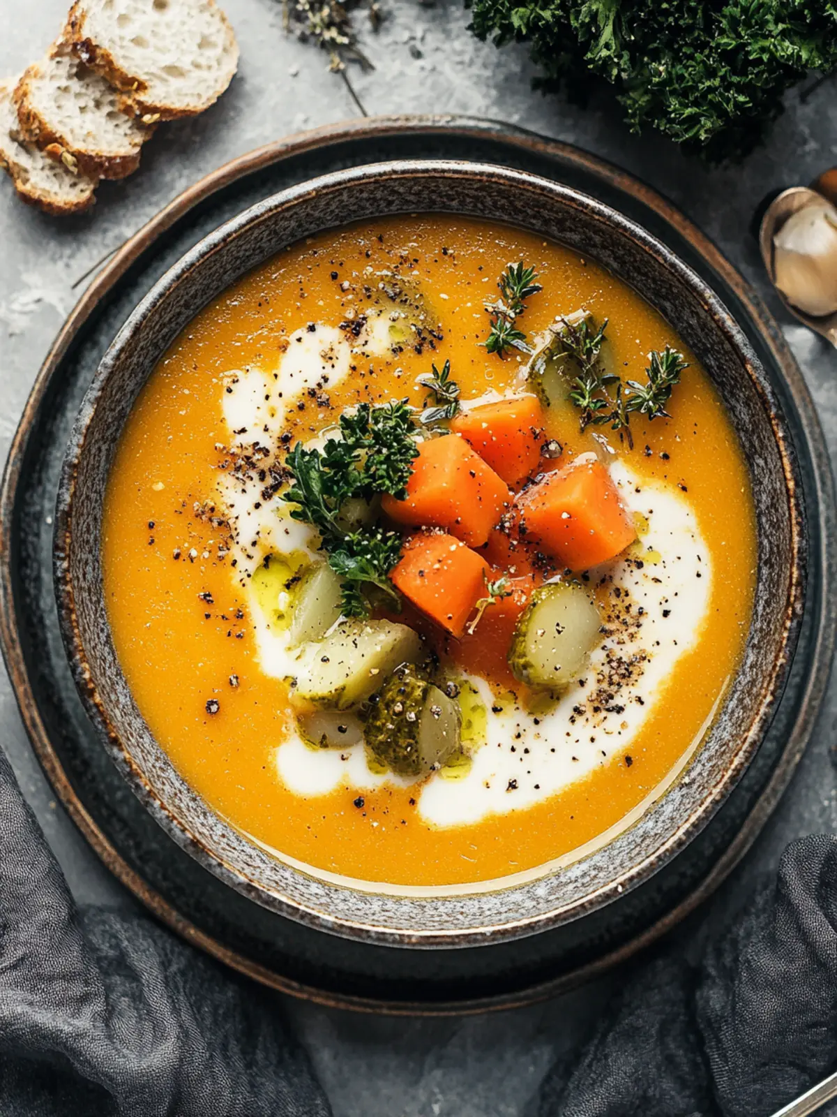 Cremige Gemüsesuppe: Verführerische Wohlfühlküche für dich 2 Cremige Gemüsesuppe