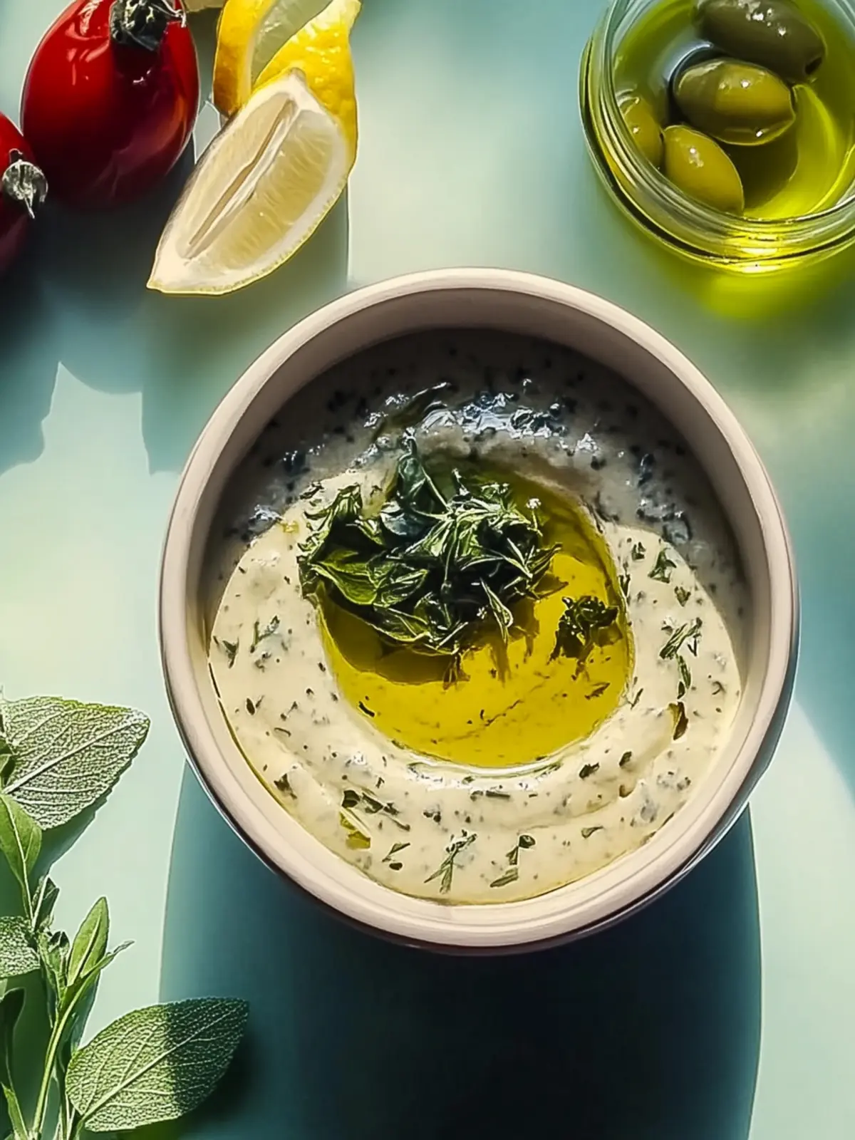 Olivenliebhaber-Traum-Dip: Dein schneller mediterraner Genuss 5 Olivenliebhaber-Traum-Dip