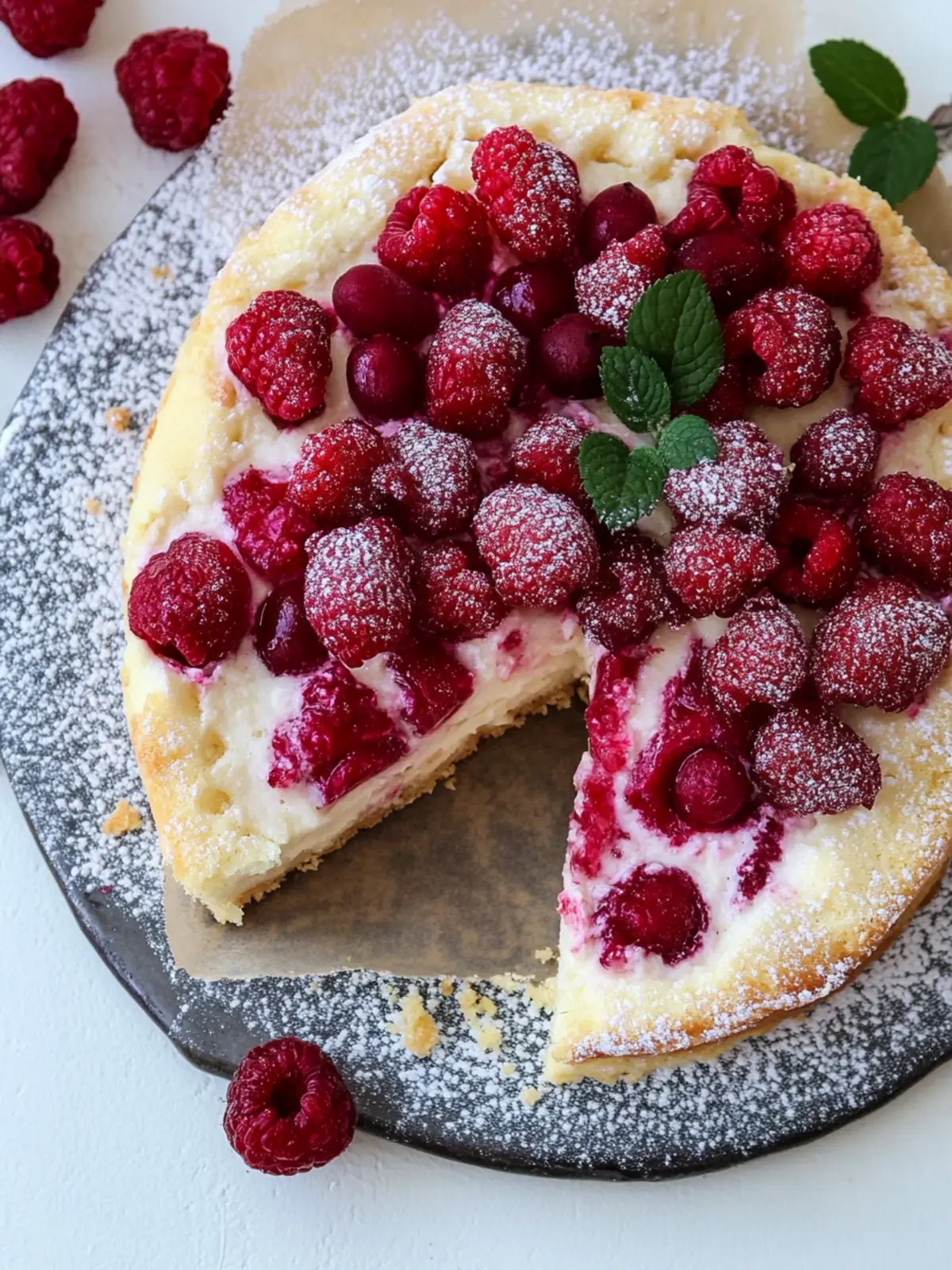Saftiger Joghurt Blechkuchen mit Beeren – Einfach lecker! 2 Joghurt Blechkuchen