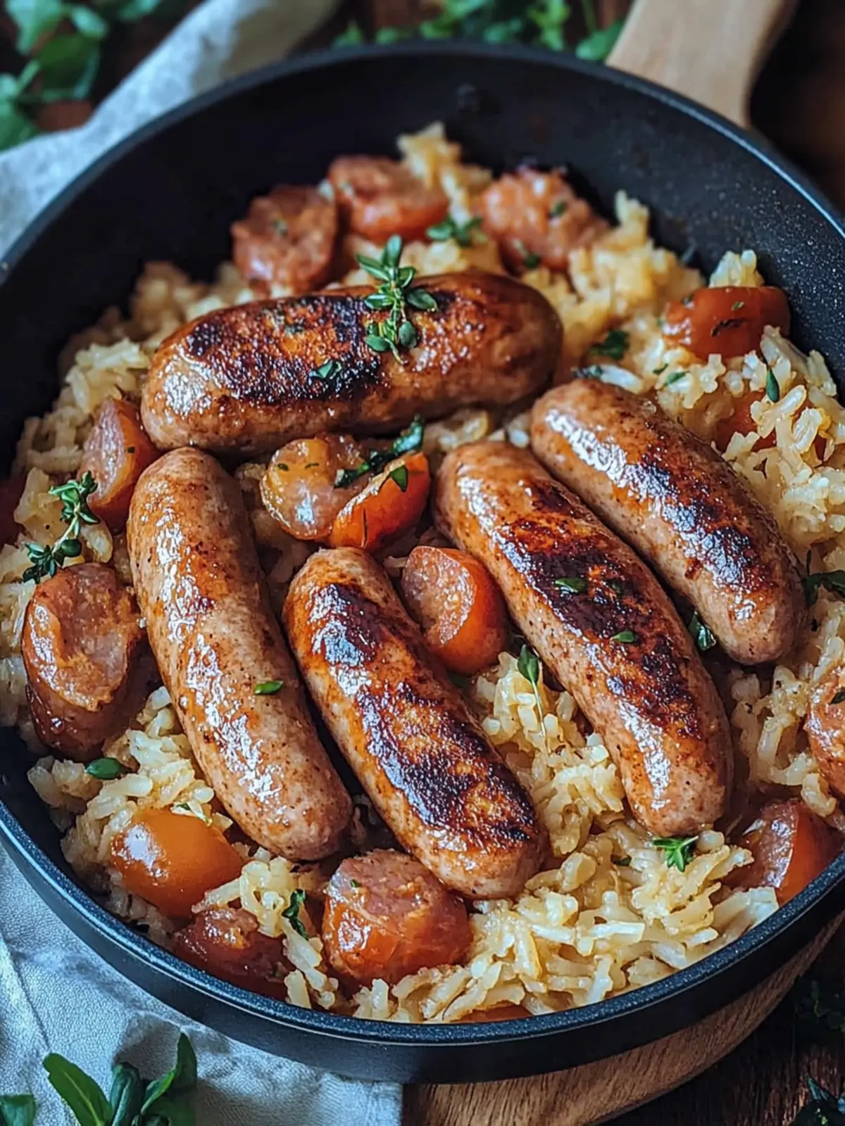 Wurst Reis Pfanne – Schnell, Herzhaft & Einfach Zubereitet 4 Wurst Reis Pfanne