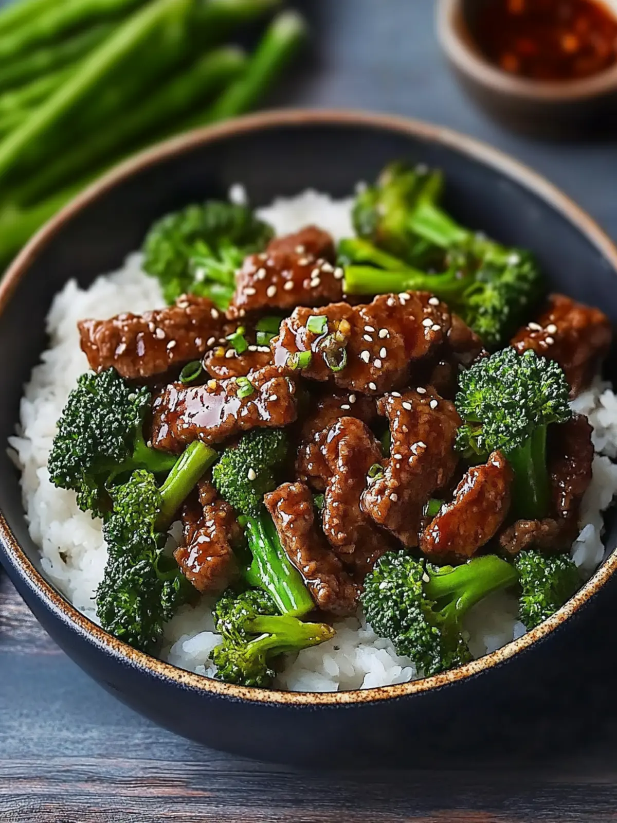 Teriyaki-Beef mit Brokkoli