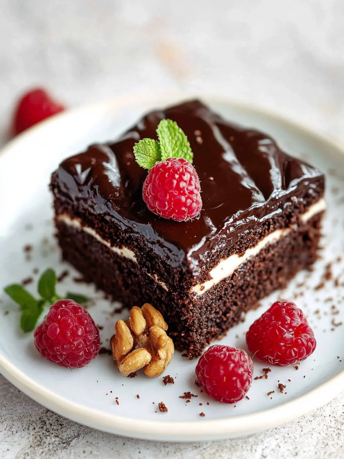 Saftiger Veganer Schoko Blechkuchen für jeden Anlass 4 Veganer Schoko Blechkuchen