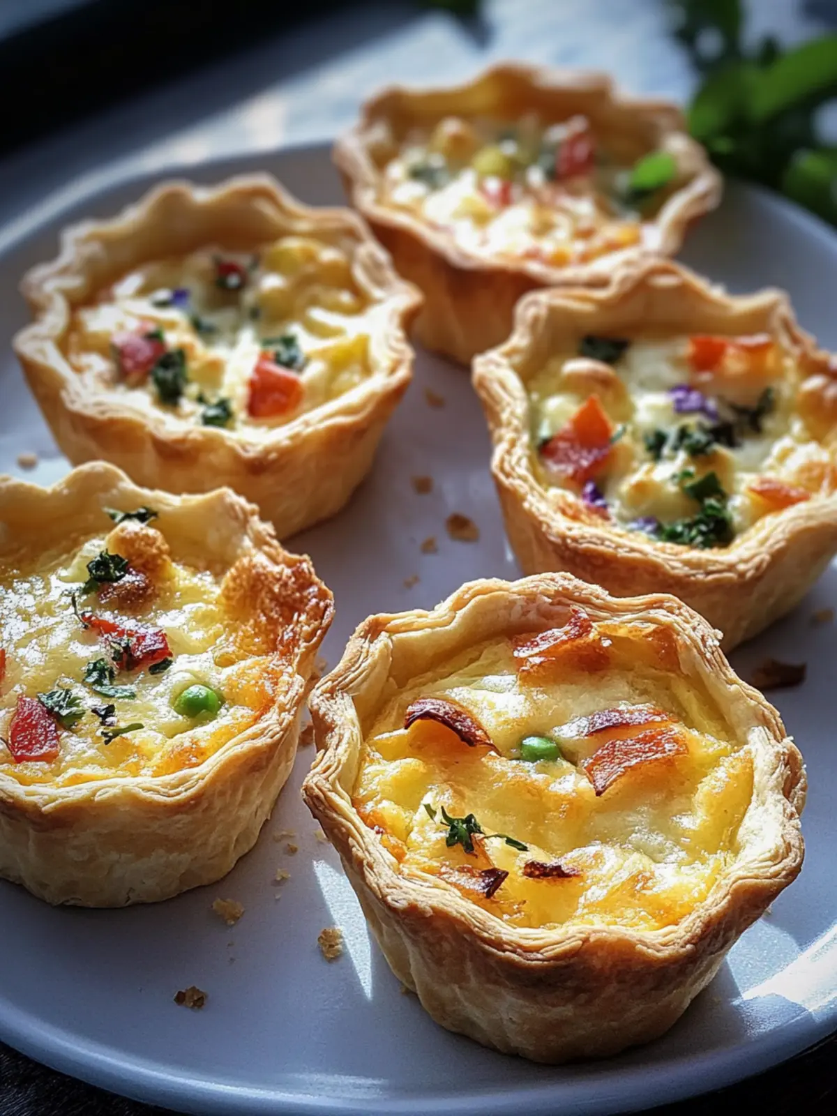 Mini Frühstücks-Quiches: Vielseitiger Genuss für jede Gelegenheit 3 Mini Frühstücks-Quiches
