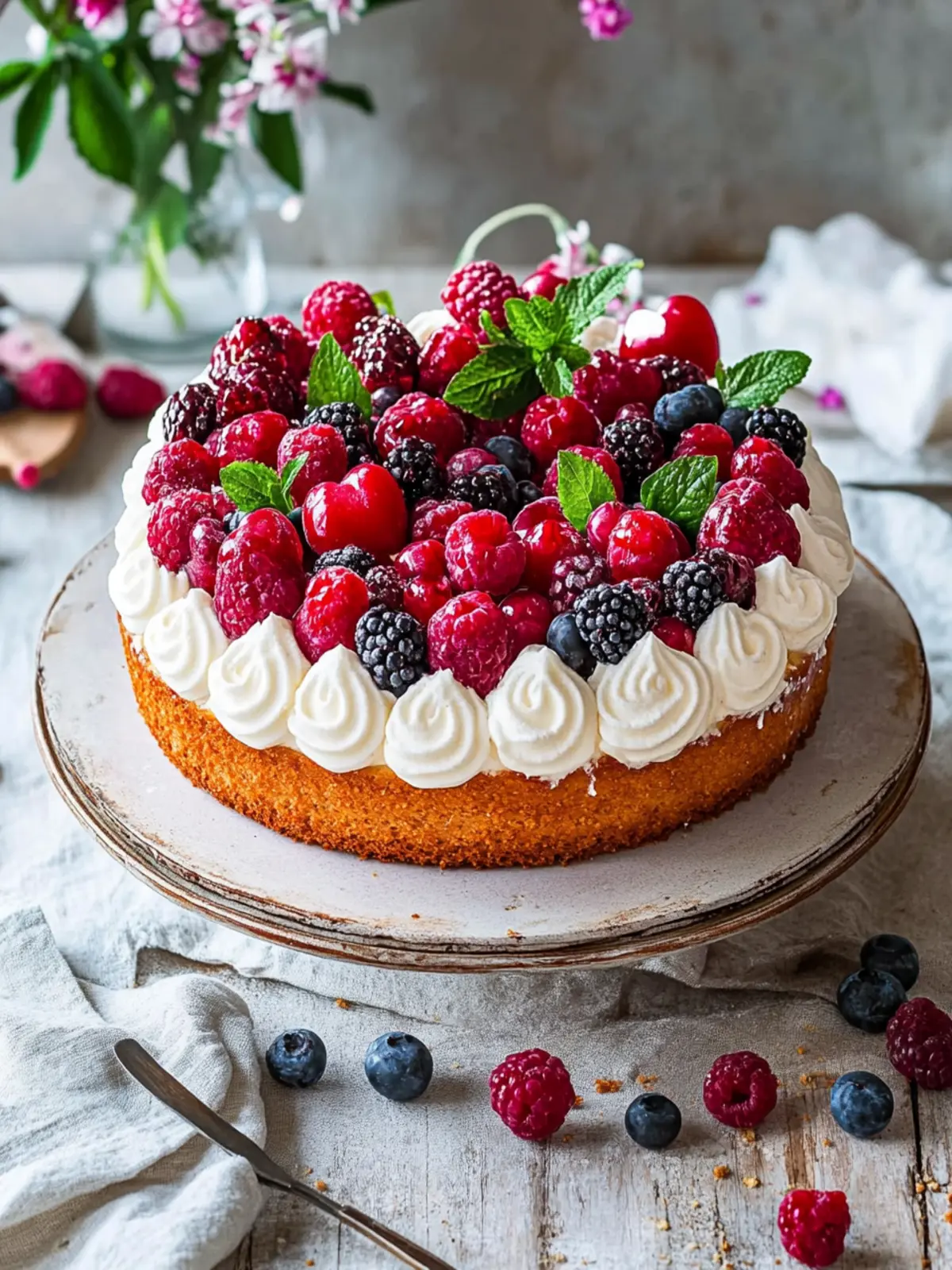 Beerentorte in Herzform: Das perfekte Rezept für jeden Anlass 2 Beerentorte in Herzform