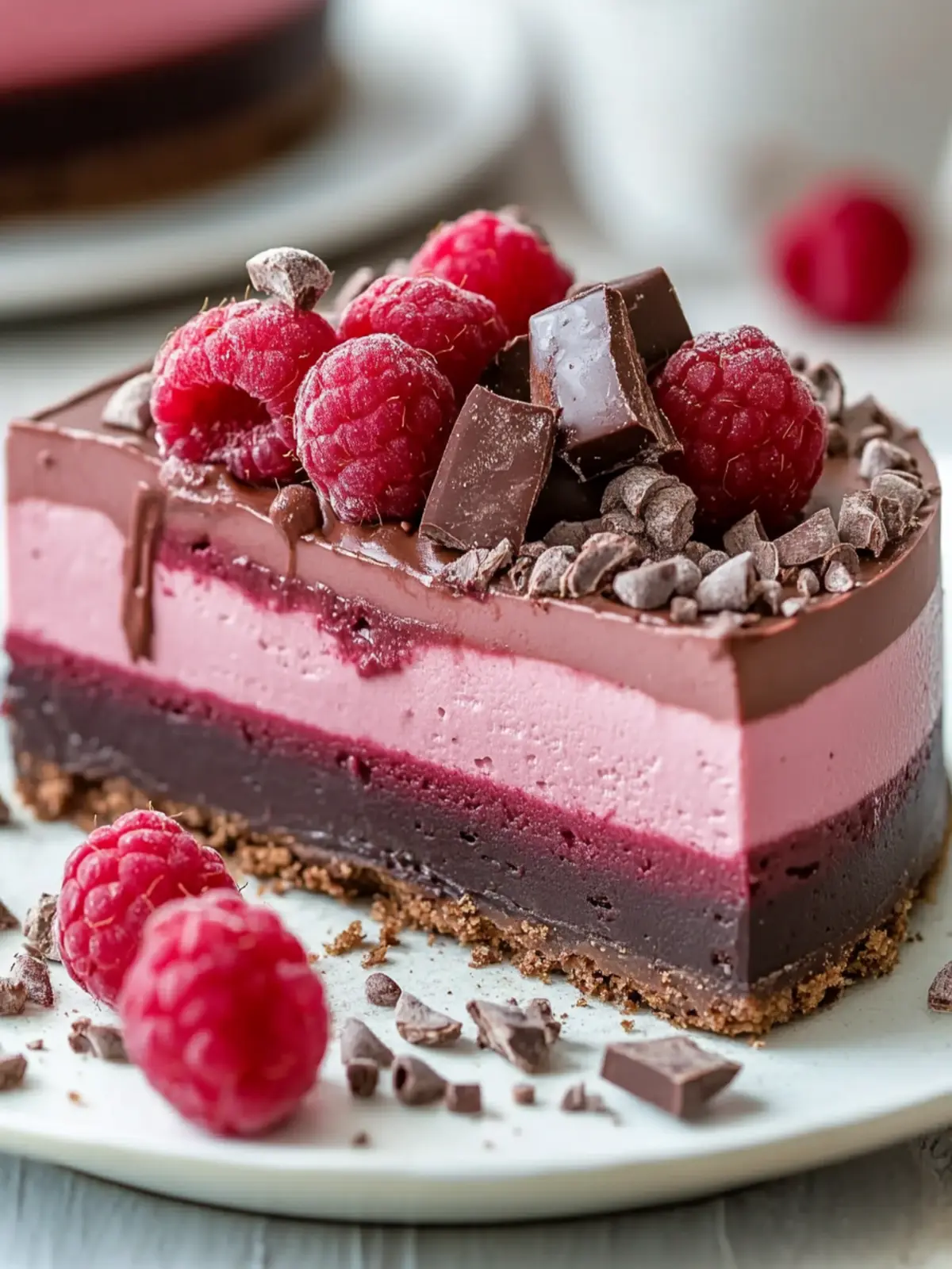 Schokoladen Himbeer Mousse Torte – Himmlisch leicht und fruchtig 5 Schokoladen Himbeer Mousse Torte