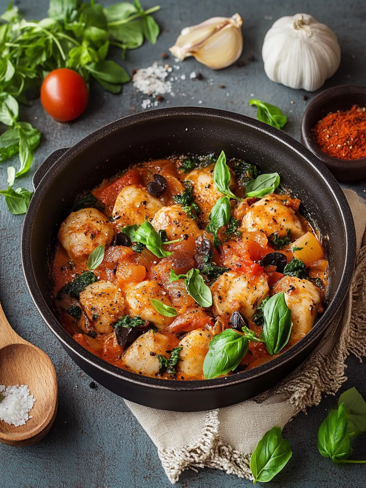 Hähnchen Cacciatore: Ein italienischer Genuss für Zuhause 3 Hähnchen Cacciatore