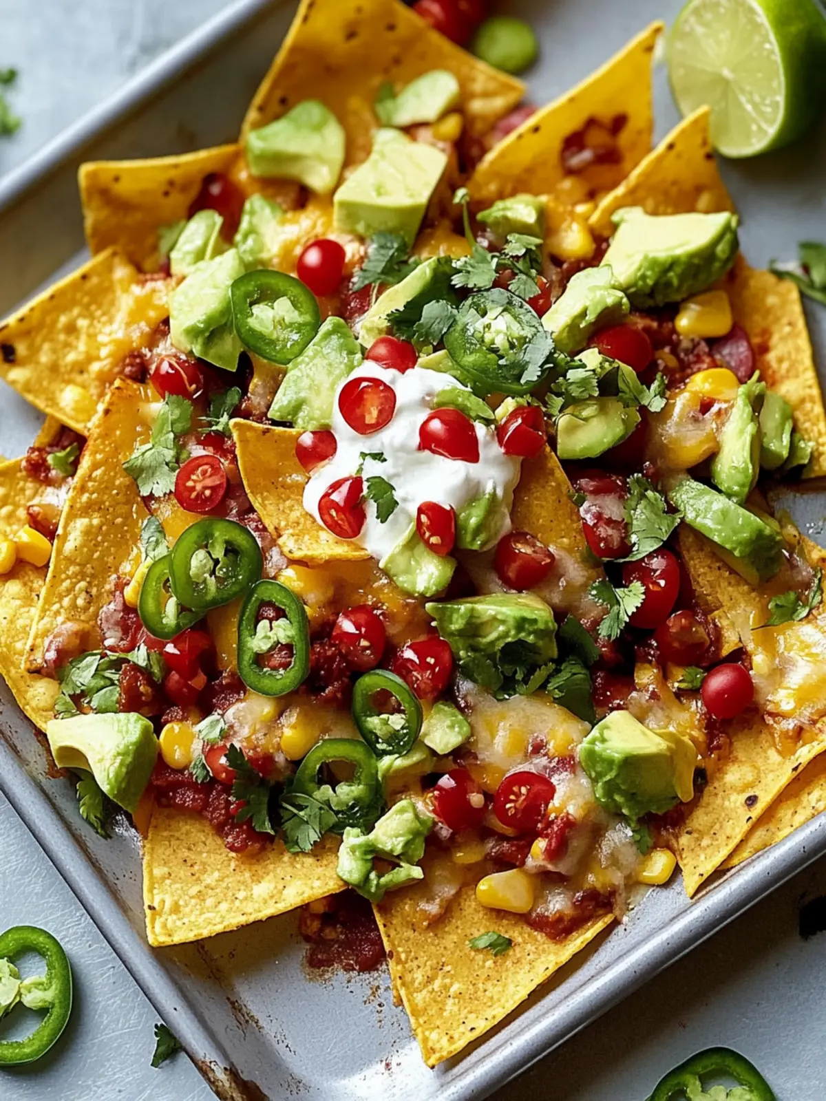Überbackene Nachos mit Avocado und Bohnen für Genussmomente 3 Überbackene Nachos mit Avocado und Bohnen