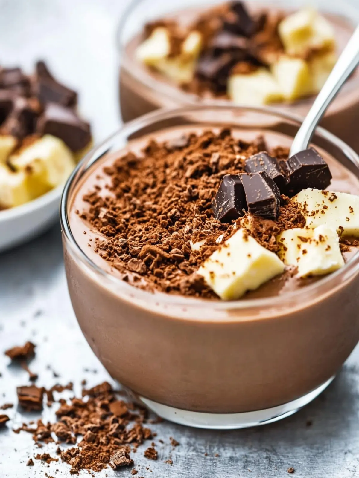 Hüttenkäse Schokoladenmousse – Der gesunde Desserttraum 4 Hüttenkäse Schokoladenmousse