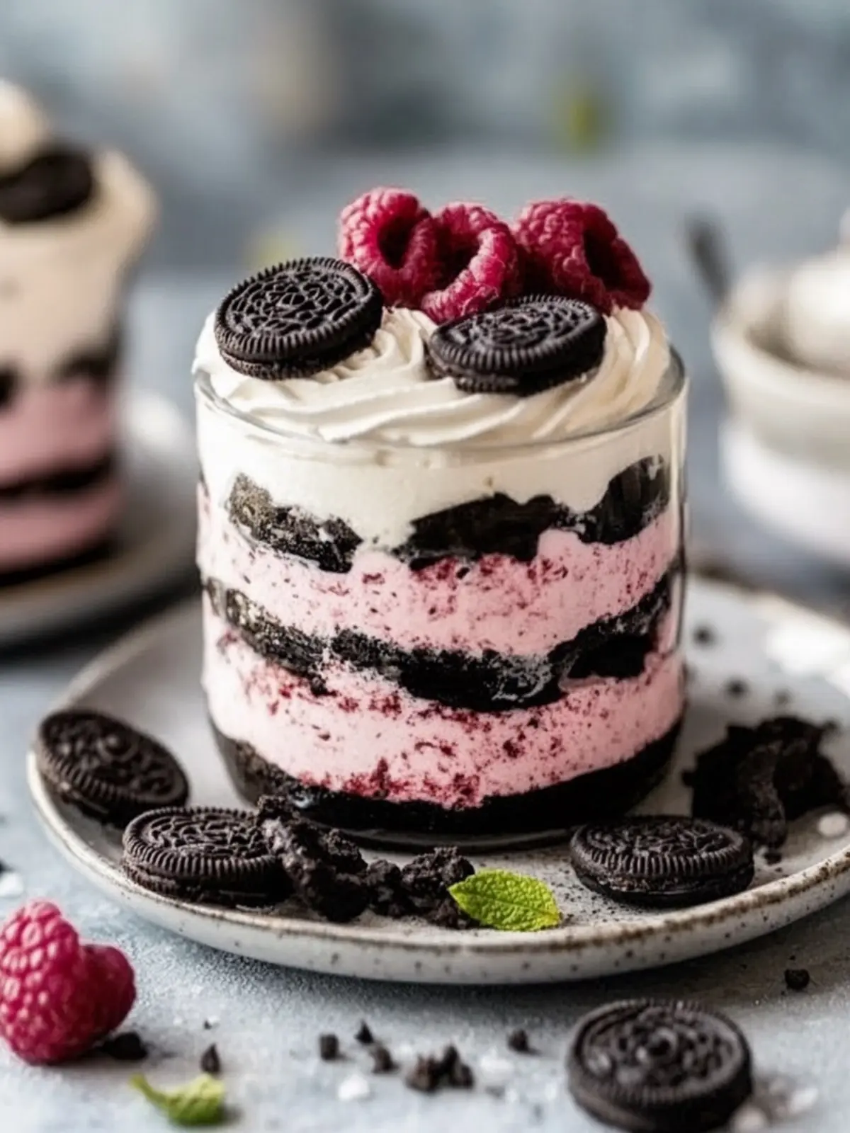 Himbeer-Oreo-Dessert: Cremiger Genuss ohne Backen 2 Himbeer-Oreo-Dessert