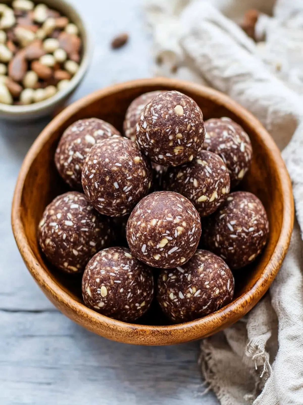 Dattel Kakao Kugeln – Gesunde Schoko Energiekugeln für jeden Tag 4 Dattel Kakao Kugeln – Schoko Energiekugeln