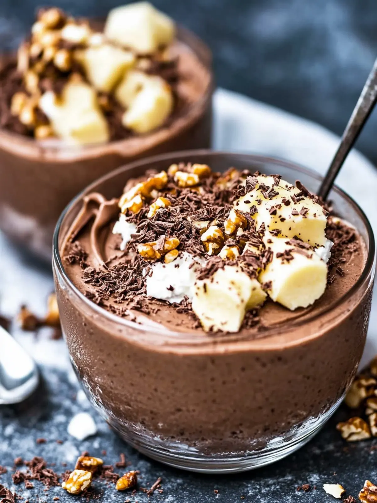 Hüttenkäse Schokoladenmousse – Der gesunde Desserttraum 2 Hüttenkäse Schokoladenmousse