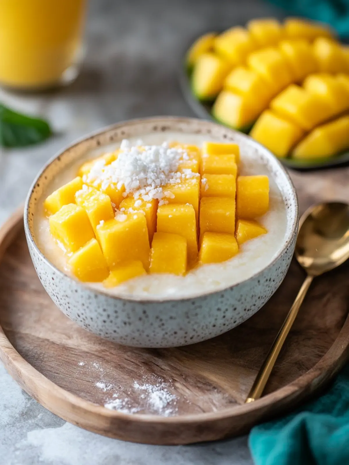 Mango Klebereis – Der perfekte vegane Nachtisch schnell zubereitet 2 Mango Klebereis