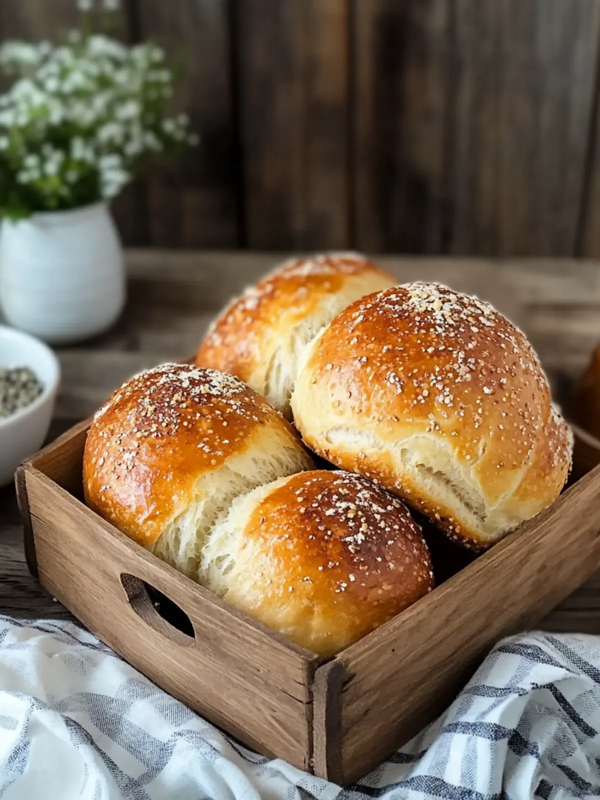 Eiweißbrötchen: Schnelle, gesunde Proteinroller für jeden Tag 2 Eiweißbrötchen