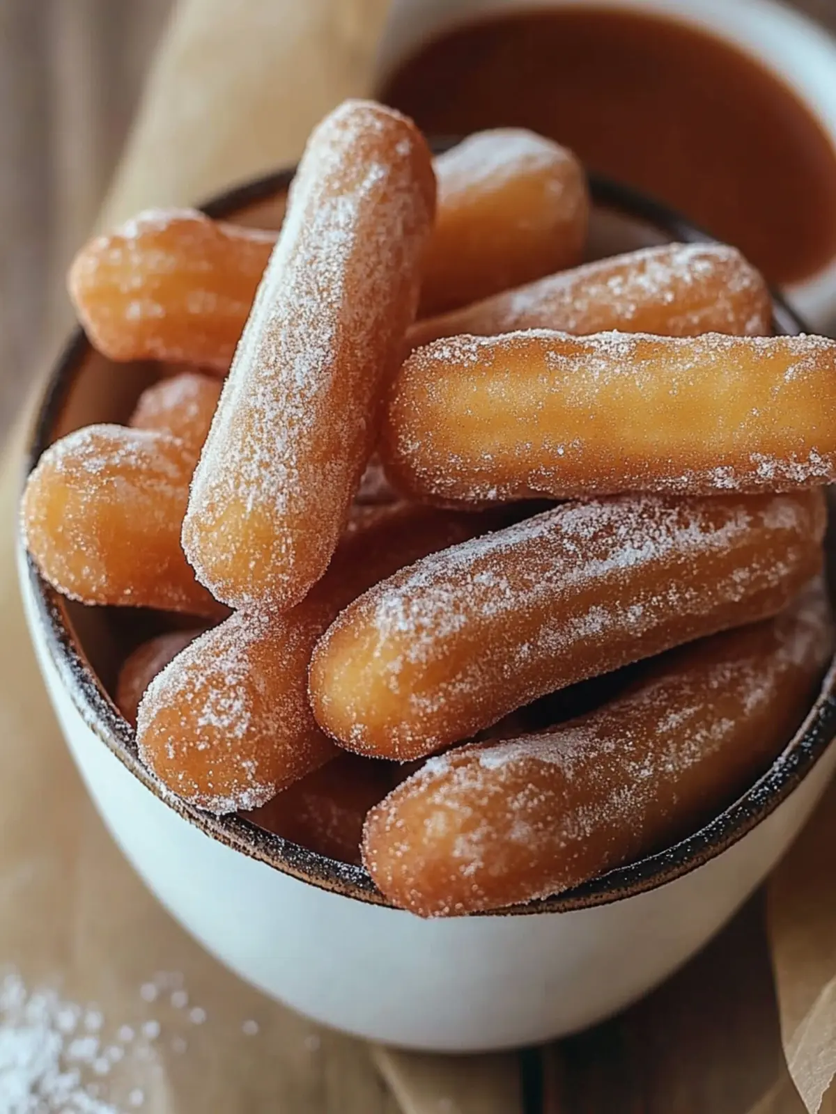 Süße Air Fryer Churro Bissen Rezept – Schnell und Lecker Genießen 2 Süße Air Fryer Churro Bissen Rezept