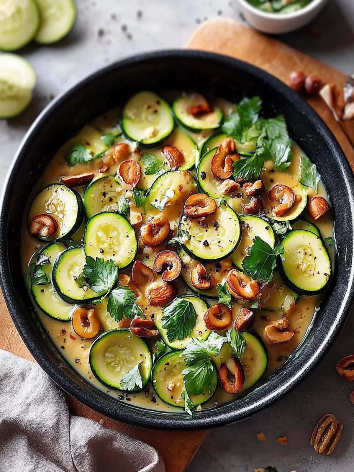 Zucchini Bohnenpfanne mit Erdnussbutter: Gesund & Lecker! 3 Zucchini Bohnenpfanne Erdnussbutter
