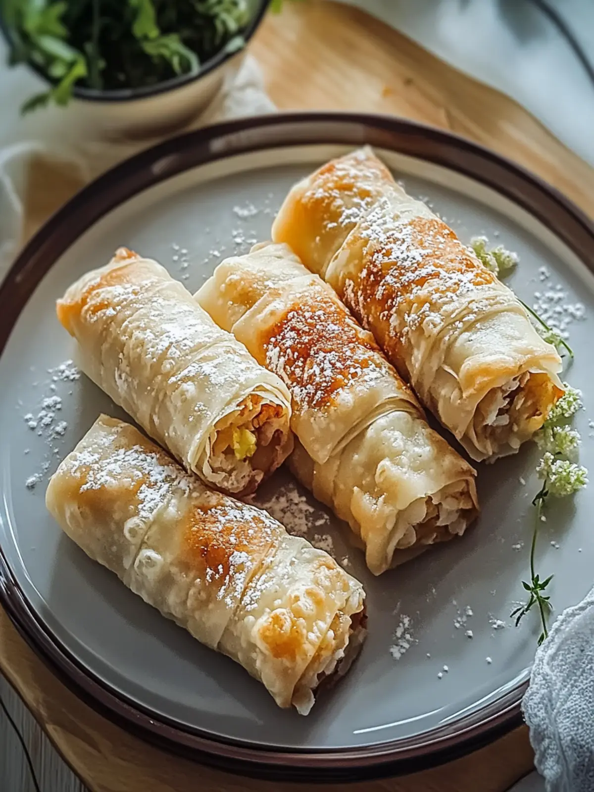 Crispy Reisblatt-Nudelrollen – Gesund, schnell und lecker! 3 Crispy Reisblatt-Nudelrollen