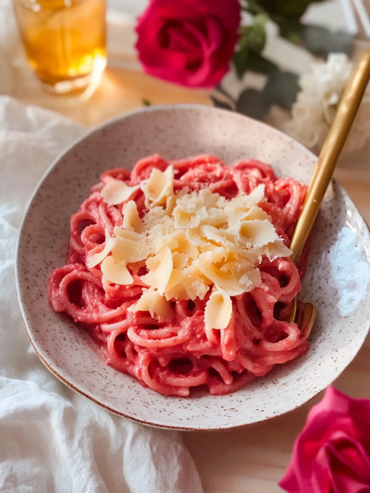 Galentinstag's hübsche rosa Pasta für das perfekte Dinner 4 Galentinstag's hübsche rosa Pasta