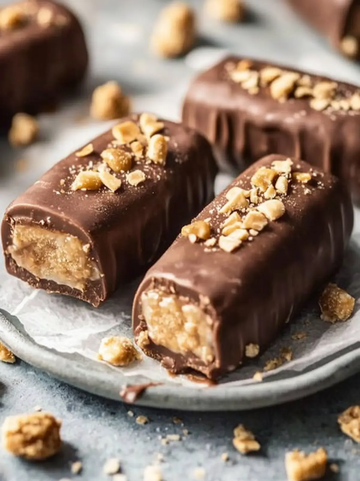 Vegane, gefüllte Snickers-Datteln – Süßer Snack für alle! 4 Vegane, gefüllte Snickers-Datteln