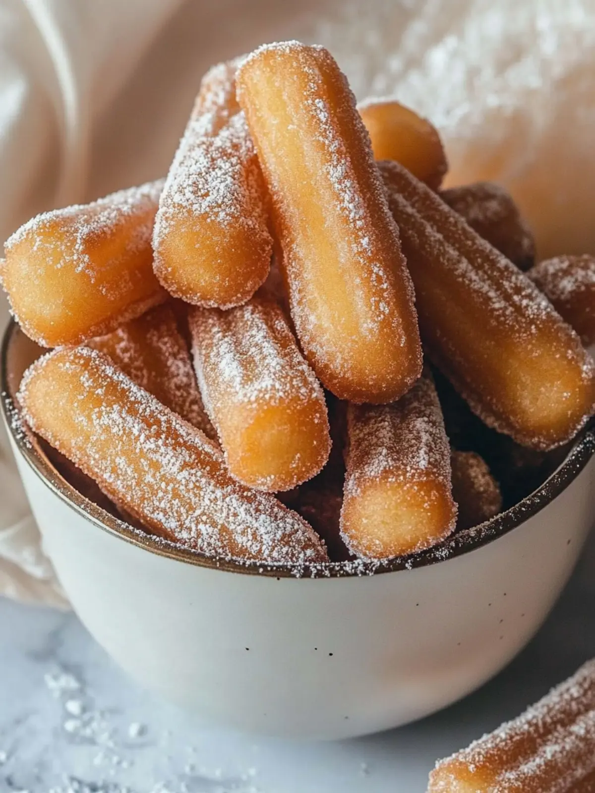 Süße Air Fryer Churro Bissen Rezept – Schnell und Lecker Genießen 4 Süße Air Fryer Churro Bissen Rezept