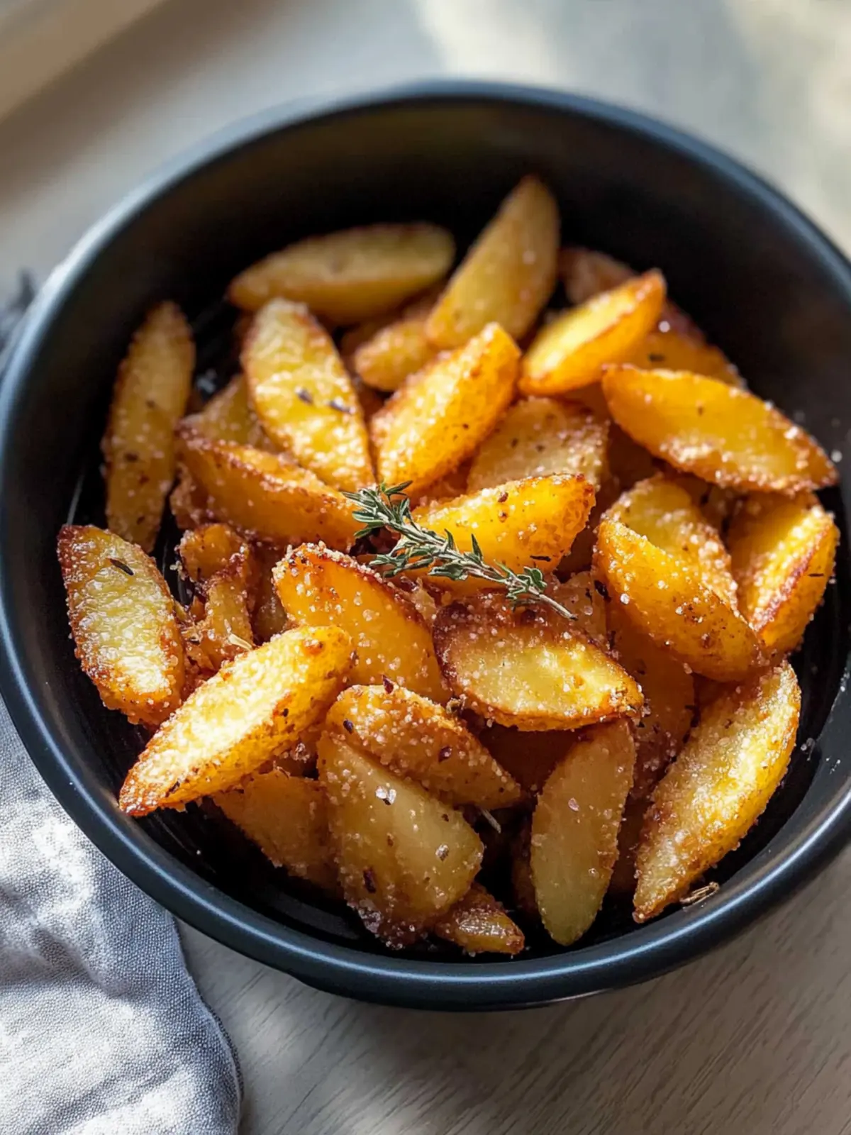 Crispy Luftfritteuse Apfel Pommes Rezept für gesunde Snacks 3 Crispy Luftfritteuse Apfel Pommes Rezept