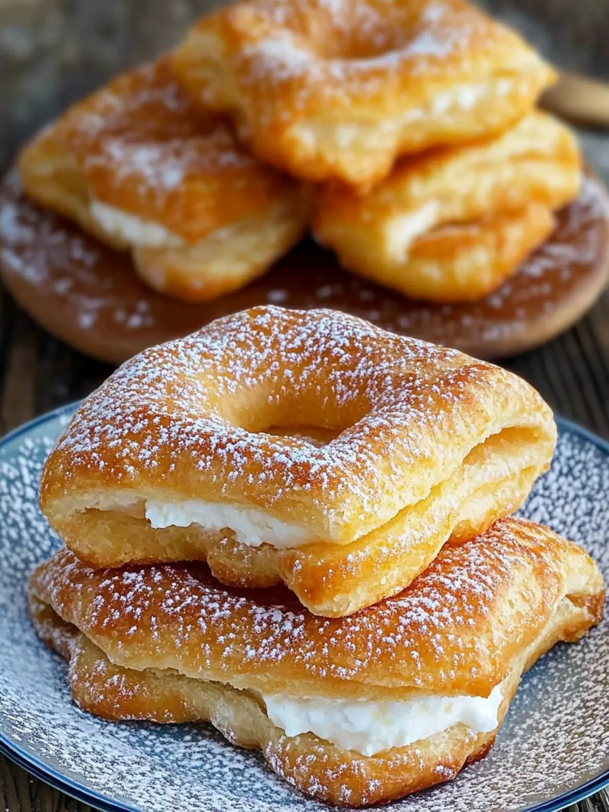 Saftige Apfeltaschen mit 150 g Magerquark - Genuss ohne Reue 2 Apfeltaschen with 150 g low-fat quark