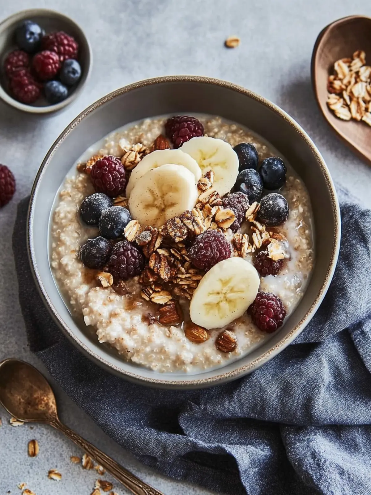 Genussvoller Buchweizen-Porridge mit frischen Früchten 3 Buchweizen-Porridge