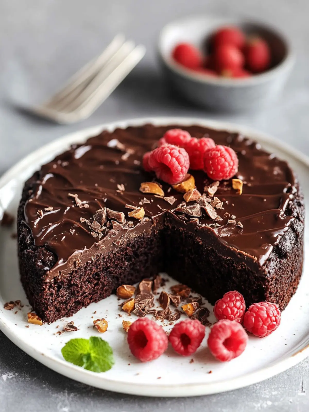 Saftiger Veganer Schoko Blechkuchen für jeden Anlass 2 Veganer Schoko Blechkuchen