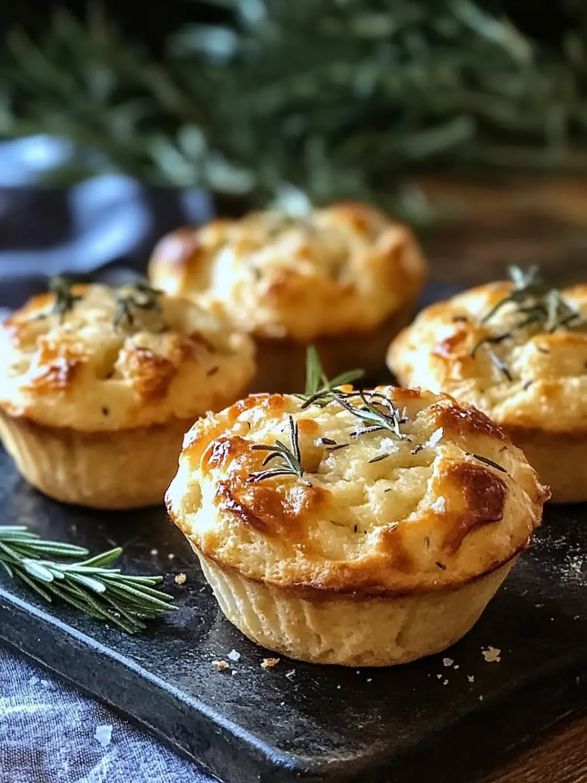 Rosmarin Knoblauch Focaccia Muffins – Ein Snack voller Genuss 3 Rosmarin Knoblauch Focaccia Muffins