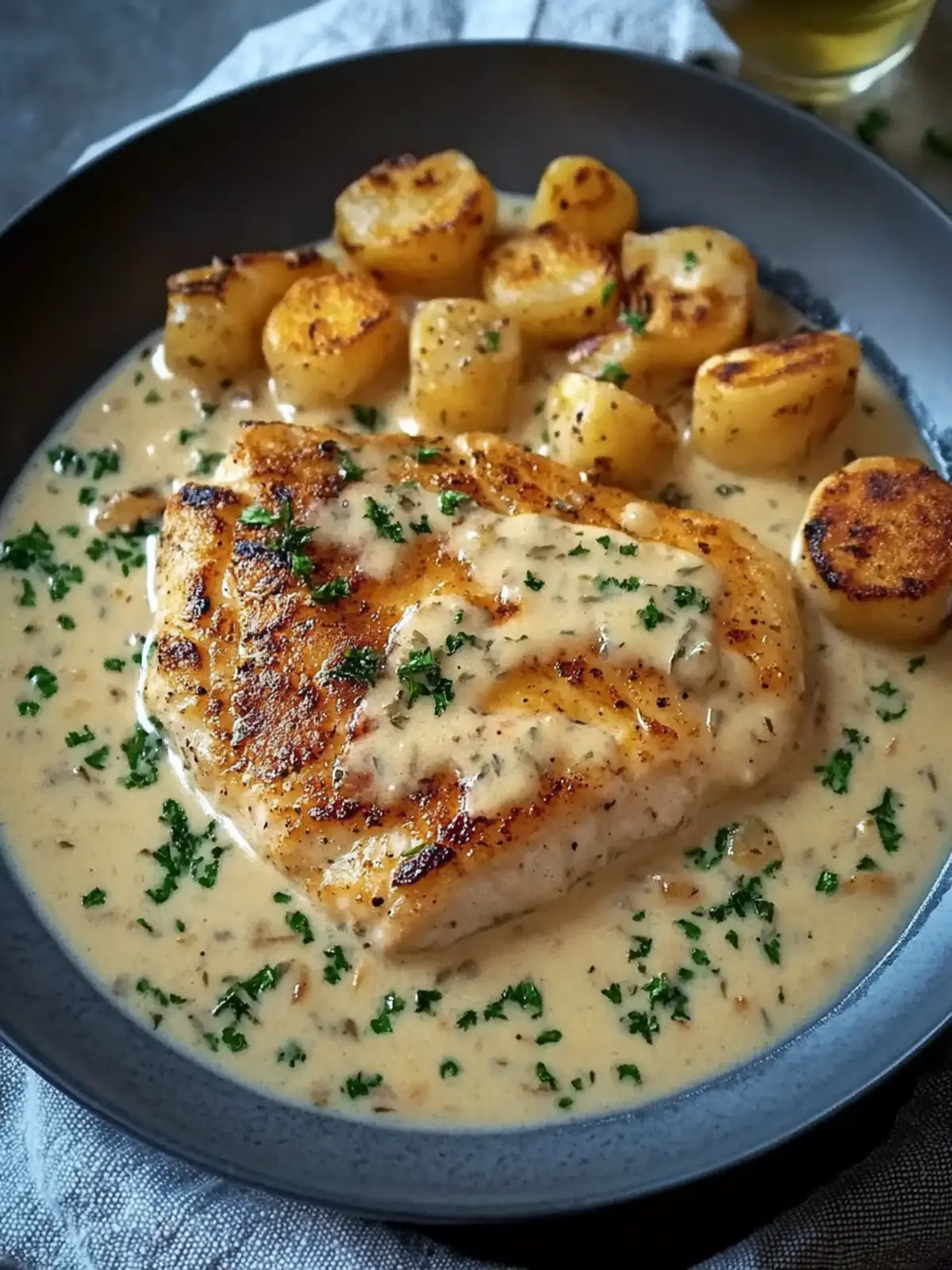 Hähnchenfilet in cremiger Knoblauchsauce – Genuss in 30 Minuten 3 Hähnchenfilet in cremiger Knoblauchsauce