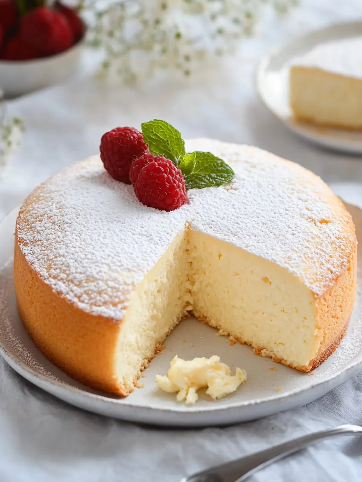 Fluffiger Japanischer Käsekuchen mit Zitronenfrische genießen 5 Fluffiger Japanischer Käsekuchen