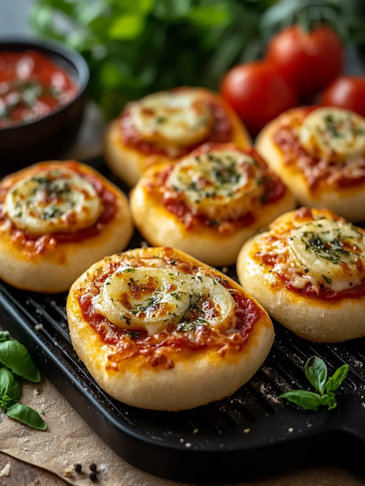 Einführung in Pizzabrötchen im Airfryer: Knusprig & Lecker! 5 Einführung in Pizzabrötchen im Airfryer