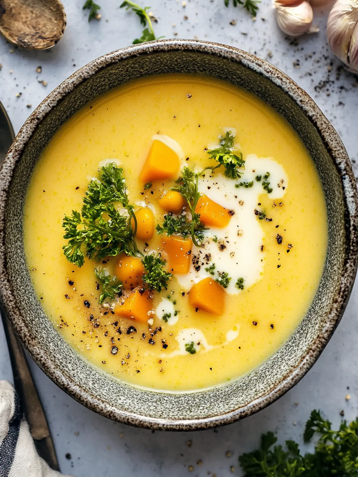 Cremige Gemüsesuppe: Verführerische Wohlfühlküche für dich 3 Cremige Gemüsesuppe