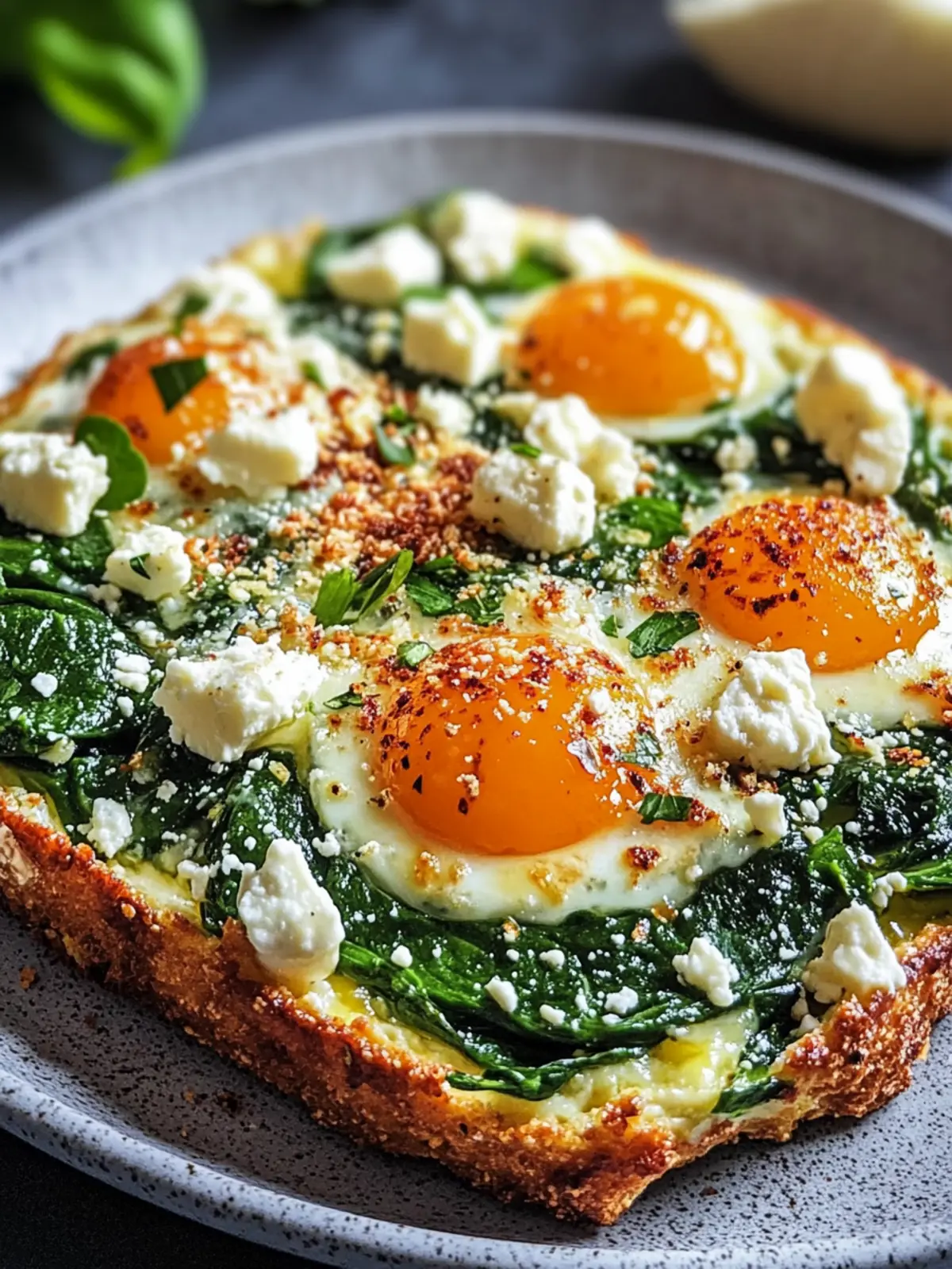 Low Carb Spinat-Auflauf mit Feta und Ei - Lecker und gesund 2 Low Carb Spinat-Auflauf mit Feta und Ei