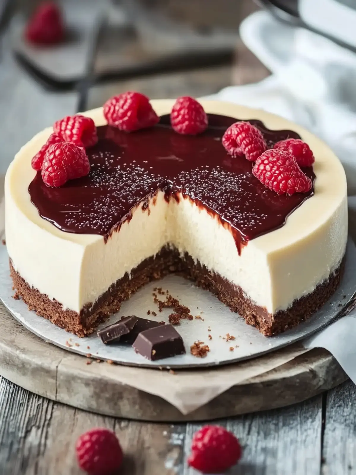 Käsekuchen mit Schokoboden - Verführerischer Genuss für jeden Anlass 2 Käsekuchen mit Schokoboden
