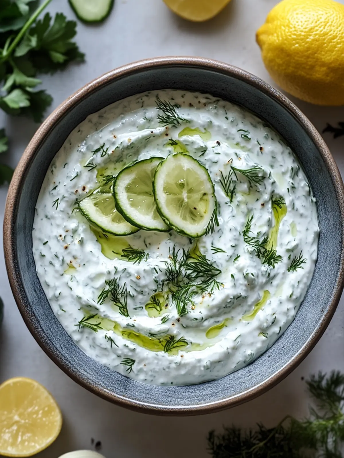 Traditioneller Tzatziki: Der perfekte Dip für jeden Anlass 4 Traditioneller Tzatziki