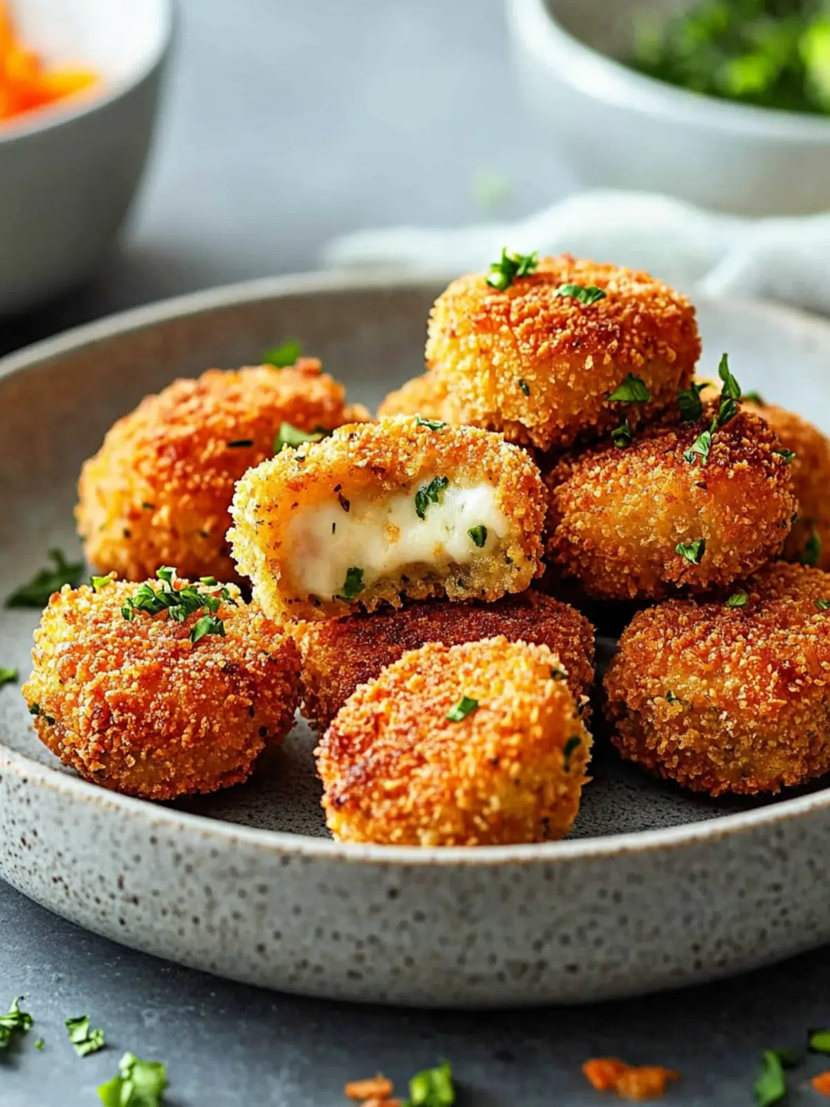 Brokkoli-Nuggets mit Käse und Haferflocken: Gesunde Genussvielfalt 2 Brokkoli-Nuggets mit Käse und Haferflocken