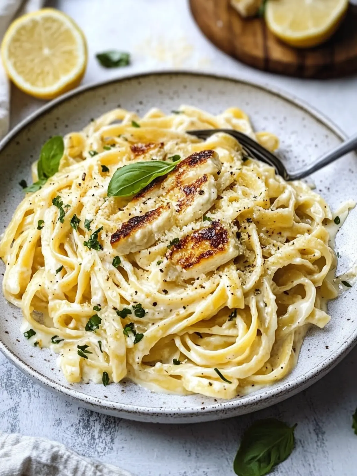 Knusprige Hähnchen-Fettuccine Alfredo für deine Genussmomente 3 Knusprige Hähnchen-Fettuccine Alfredo