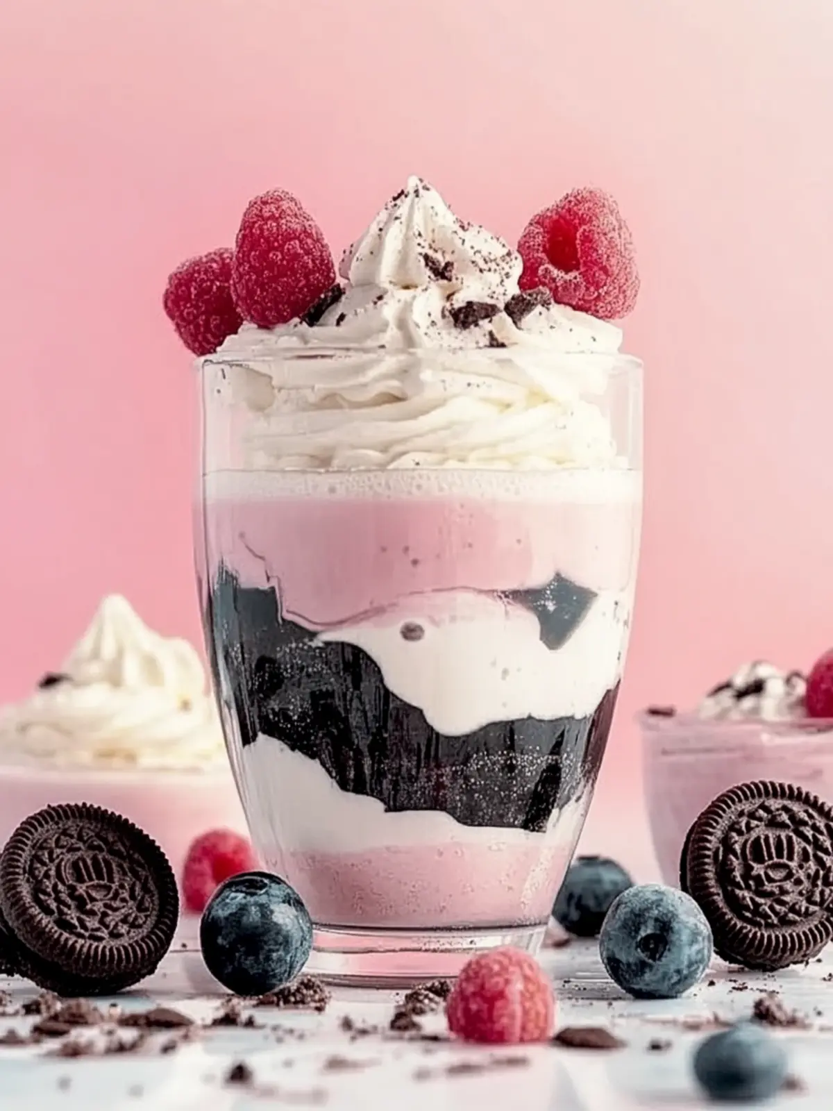 Himbeer-Oreo-Dessert: Cremiger Genuss ohne Backen 4 Himbeer-Oreo-Dessert