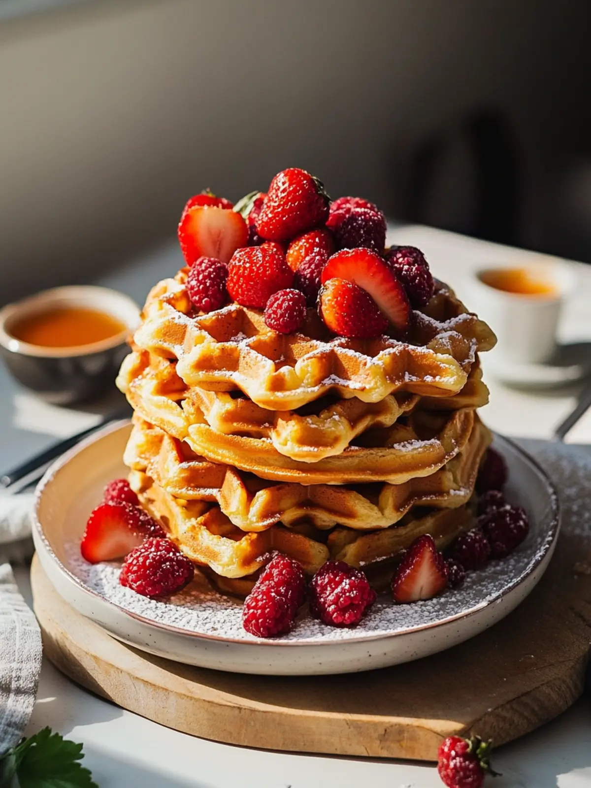 Knusprige Waffeln Rezept Einfach
