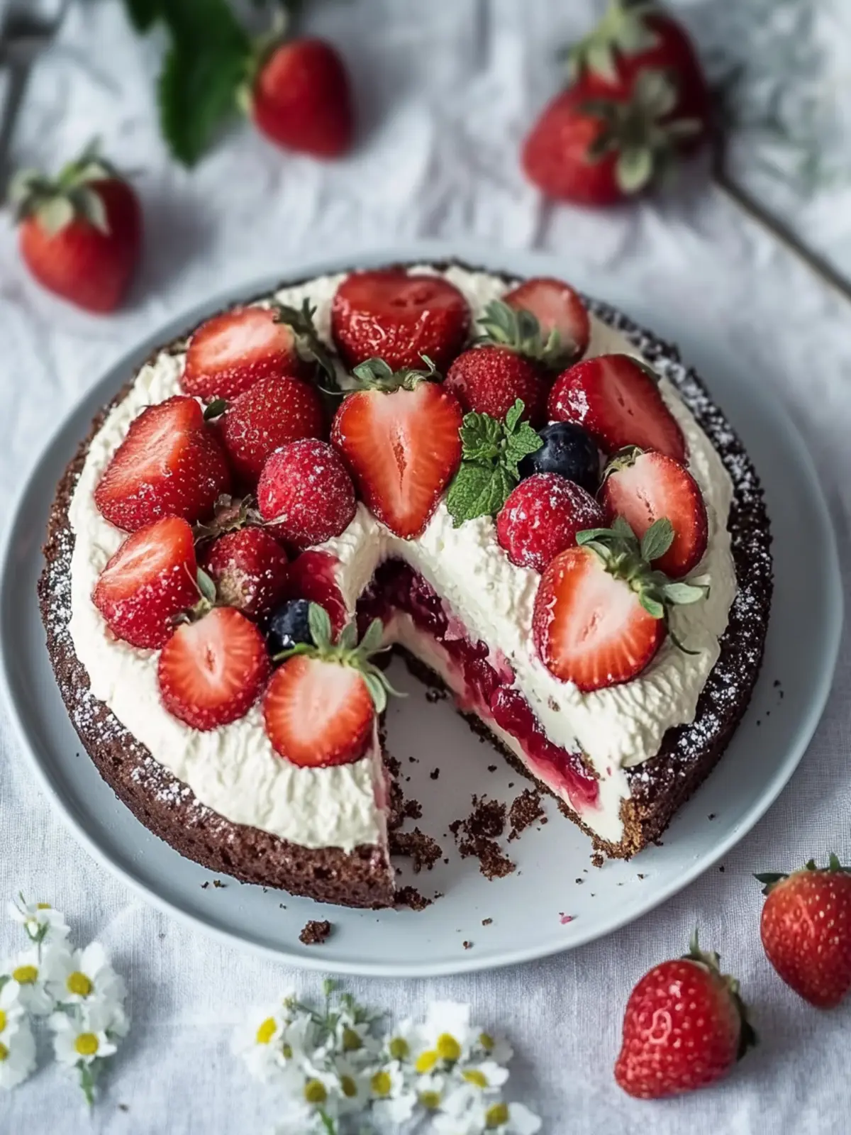 Maulwurfkuchen mit Erdbeeren: Geniale Erfrischung für den Sommer 2 Maulwurfkuchen mit Erdbeeren