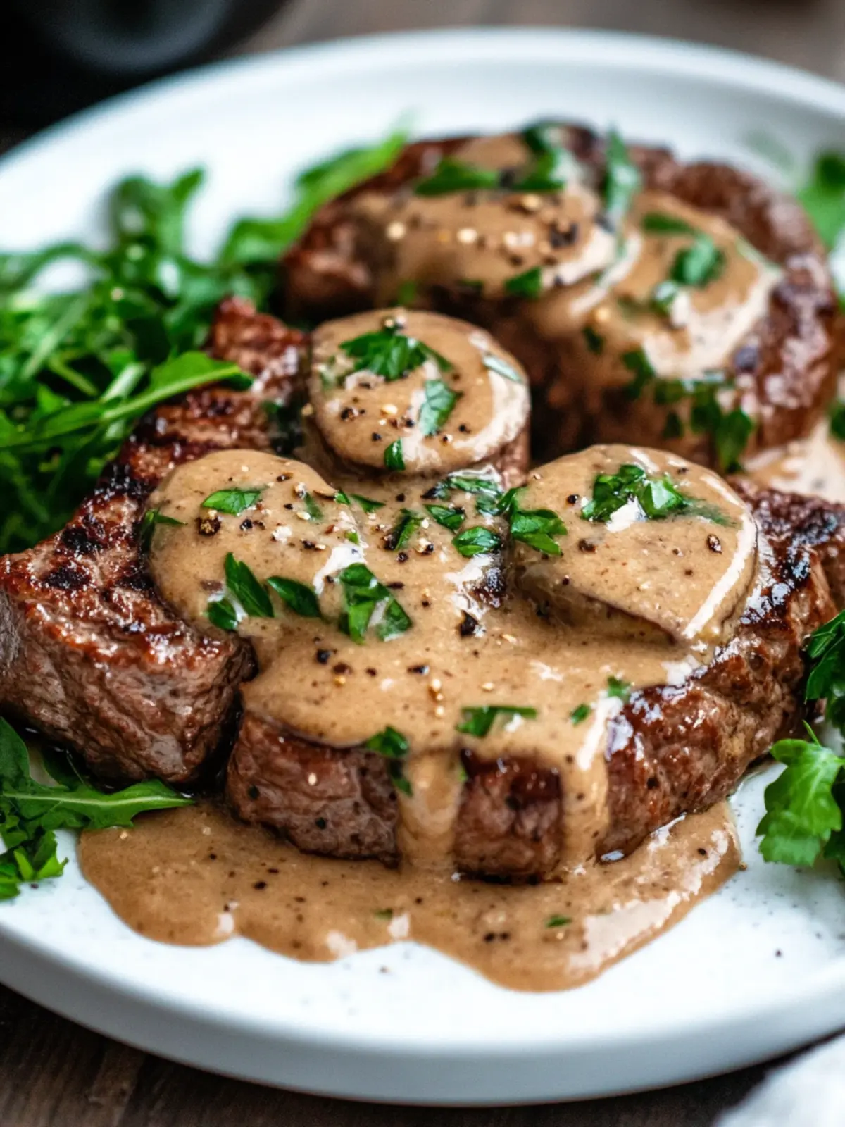 Keto Hacksteak mit Pilzrahmsauce – Herzhaft, schnell und lecker 4 Keto Hacksteak mit Pilzrahmsauce