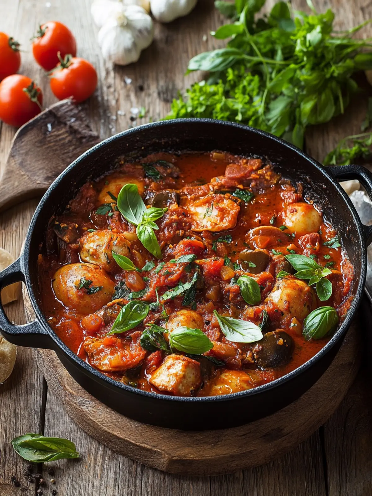 Hähnchen Cacciatore: Ein italienischer Genuss für Zuhause 5 Hähnchen Cacciatore