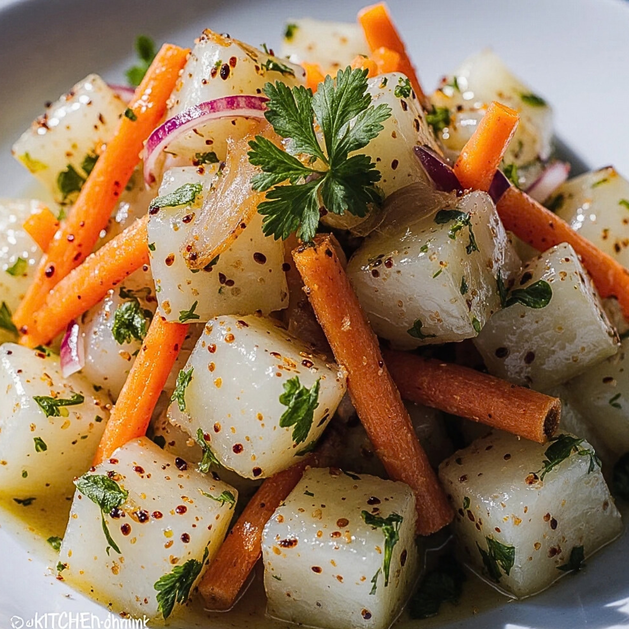 Kohlrabi Karottensalat Kräuter – Frisch und Gesund genießen 3 Kohlrabi Karottensalat Kräuter – Frisch und Gesund genießen