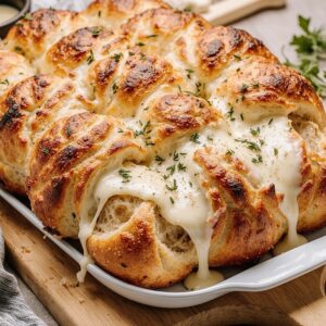 Zupfbrot mit Knoblauch und Käse für unvergessliche Snackmomente 2 Zupfbrot mit Knoblauch und Käse für unvergessliche Snackmomente